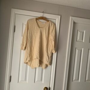 Wilt Light Cream Long Sleeve Top